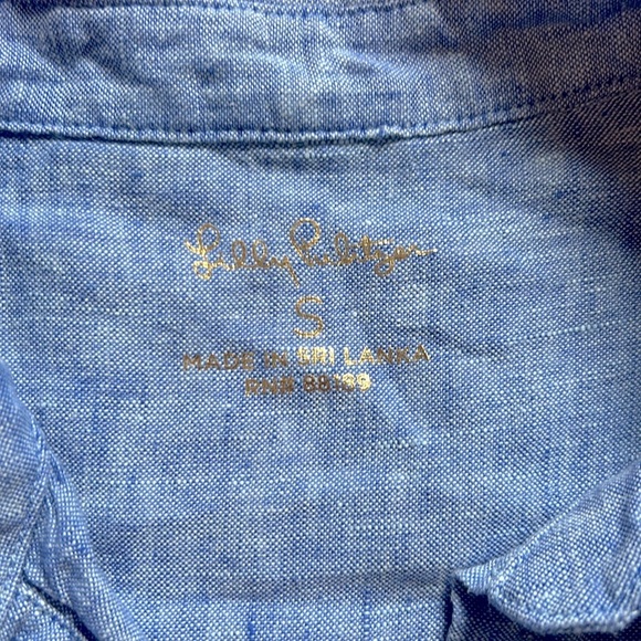 Lilly Pulitzer Pilar Tunic 3/4 Sleeve Linen Dress
Beckon Blue Size Small - Picture 12 of 13